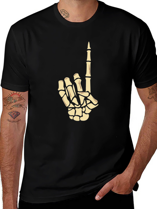 Skeleton Hand Graphic Tee - Number One Fan