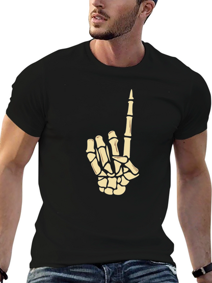 Skeleton Hand Graphic Tee - Number One Fan