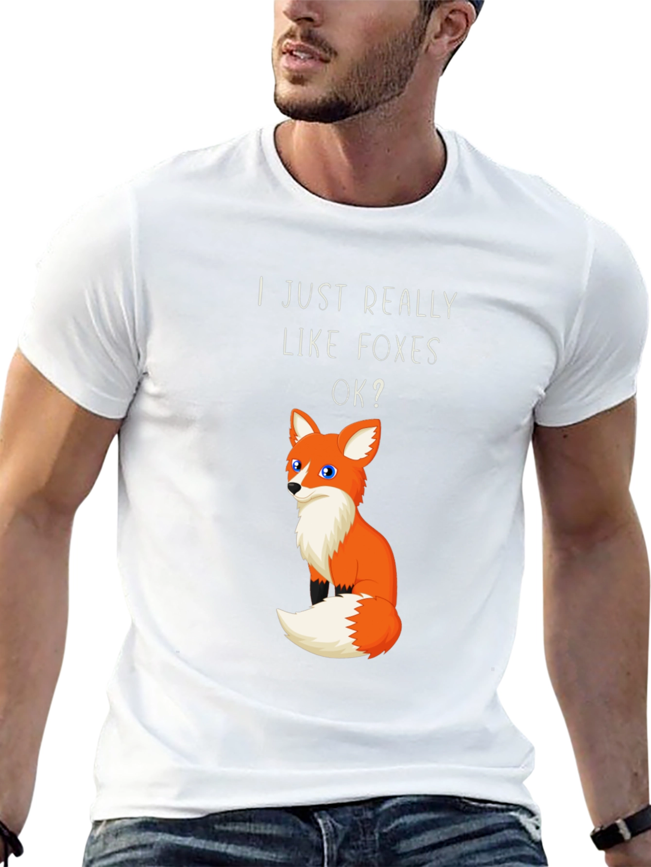 I Just Really Like Foxes OK? Graphic T-Shirt