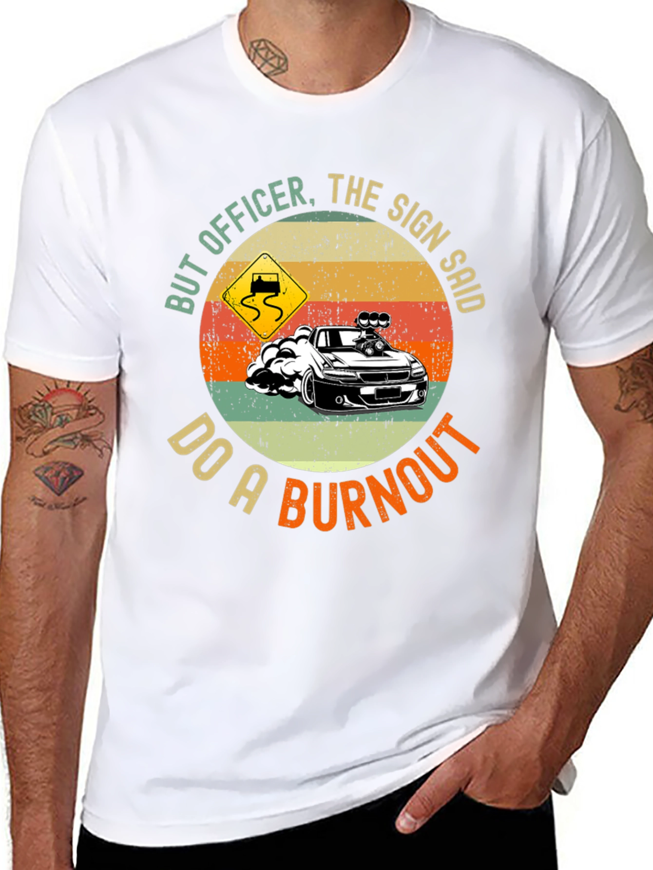 But Officer Do A Burnout Graphic Tee