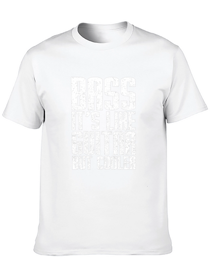 Bass is Cooler T-Shirt - Music Lover Gift