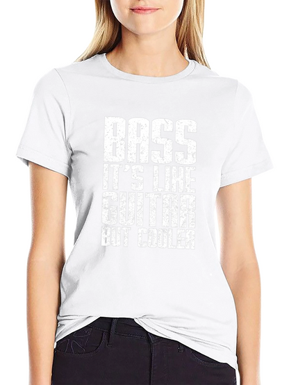 Bass is Cooler T-Shirt - Music Lover Gift