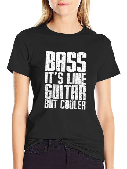 Bass is Cooler T-Shirt - Music Lover Gift