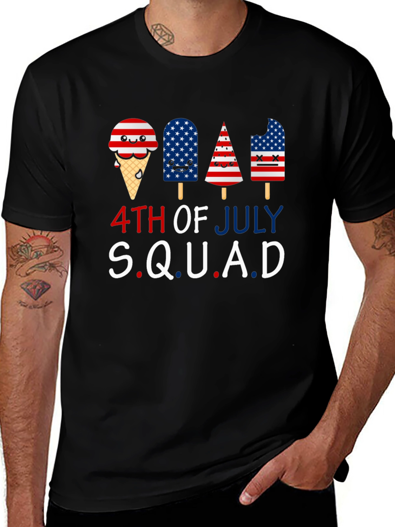 4th of July Squad Patriotic T-Shirt