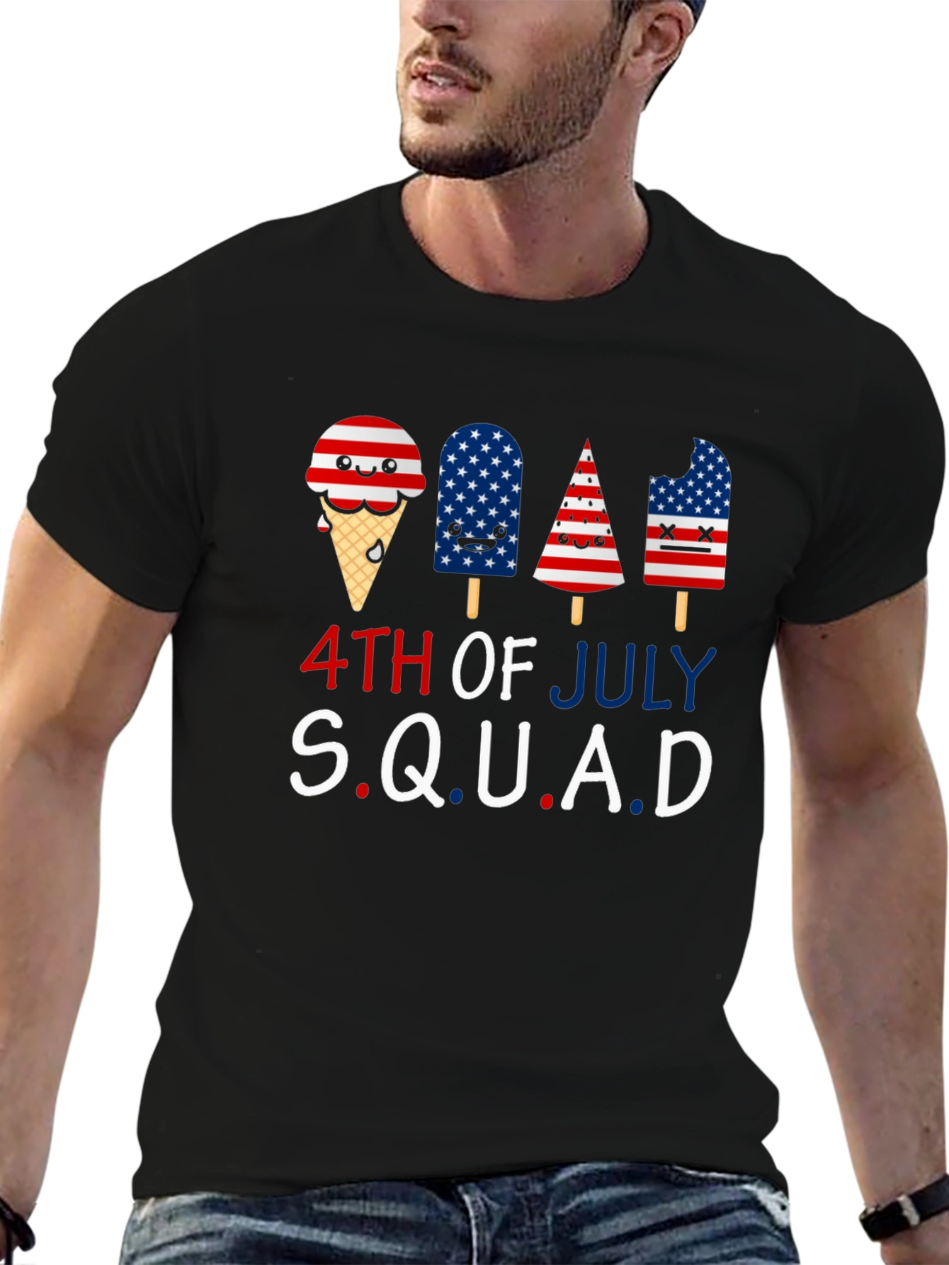 4th of July Squad Patriotic T-Shirt