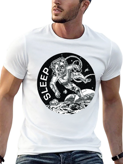 Sleep Astronaut Black T-Shirt