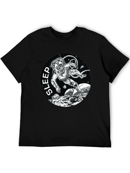 Sleep Astronaut Black T-Shirt