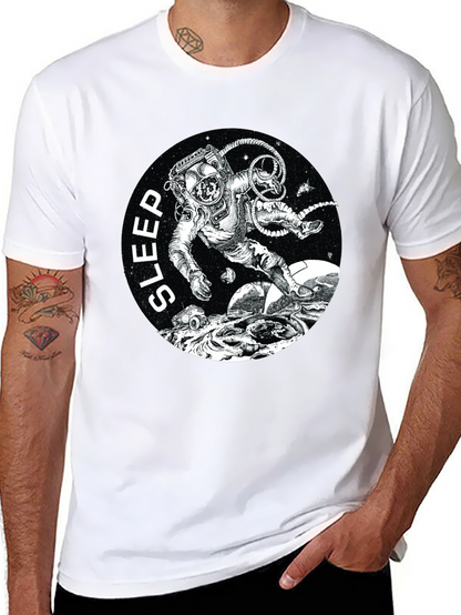 Sleep Astronaut Black T-Shirt