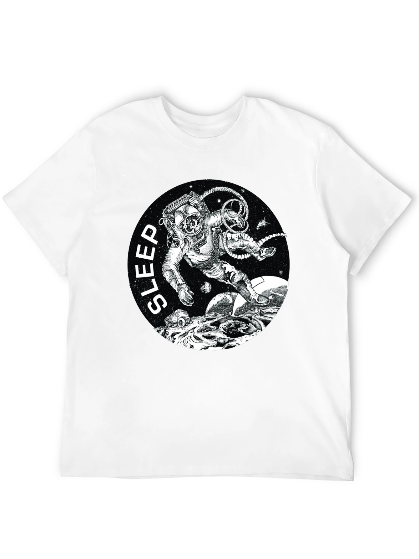 Sleep Astronaut Black T-Shirt