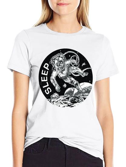 Sleep Astronaut Black T-Shirt
