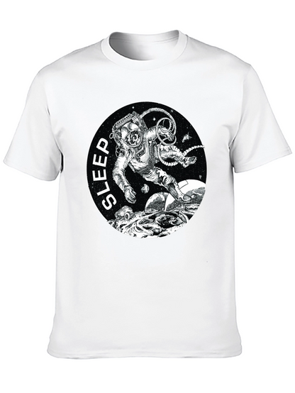 Sleep Astronaut Black T-Shirt