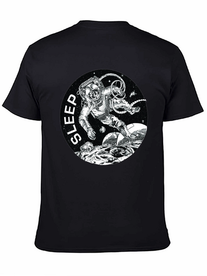 Sleep Astronaut Black T-Shirt