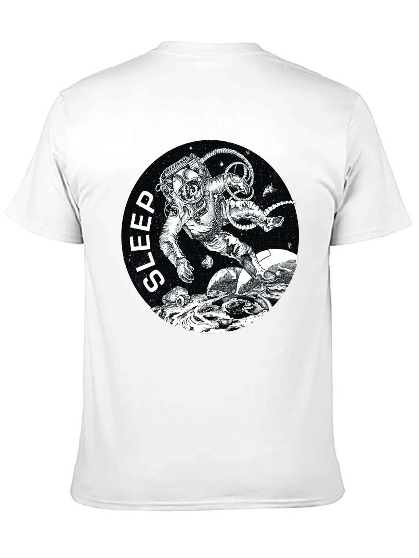 Sleep Astronaut Black T-Shirt