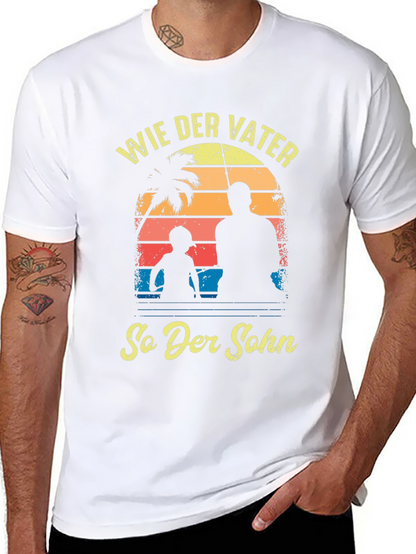 Wie Der Vater So Der Sohn Black T-Shirt