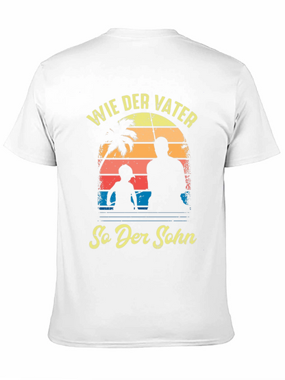 Wie Der Vater So Der Sohn Black T-Shirt