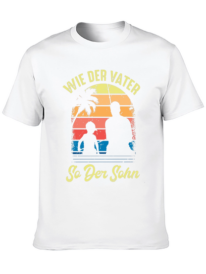 Wie Der Vater So Der Sohn Black T-Shirt