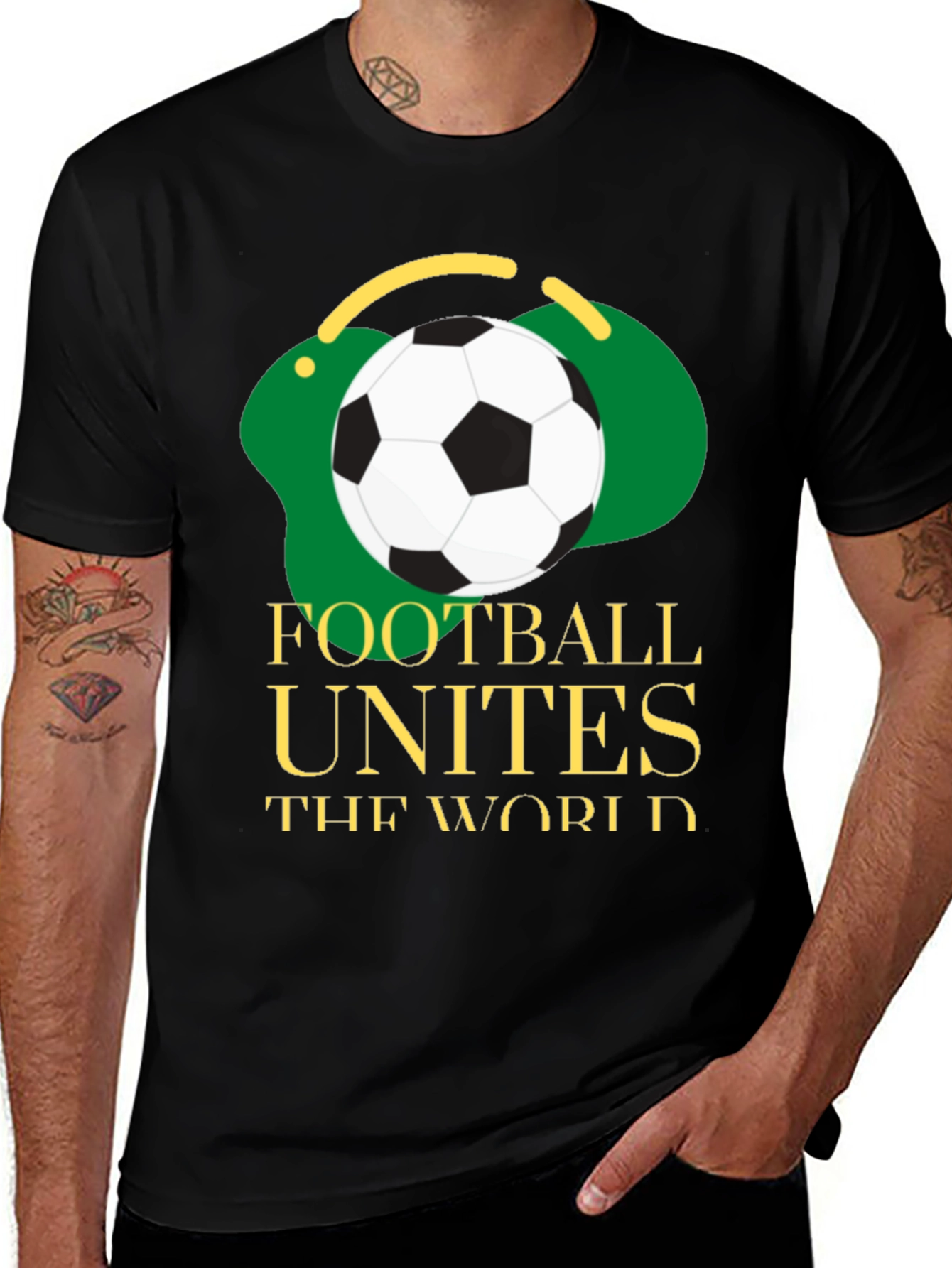 Football Unites the World Graphic Tee