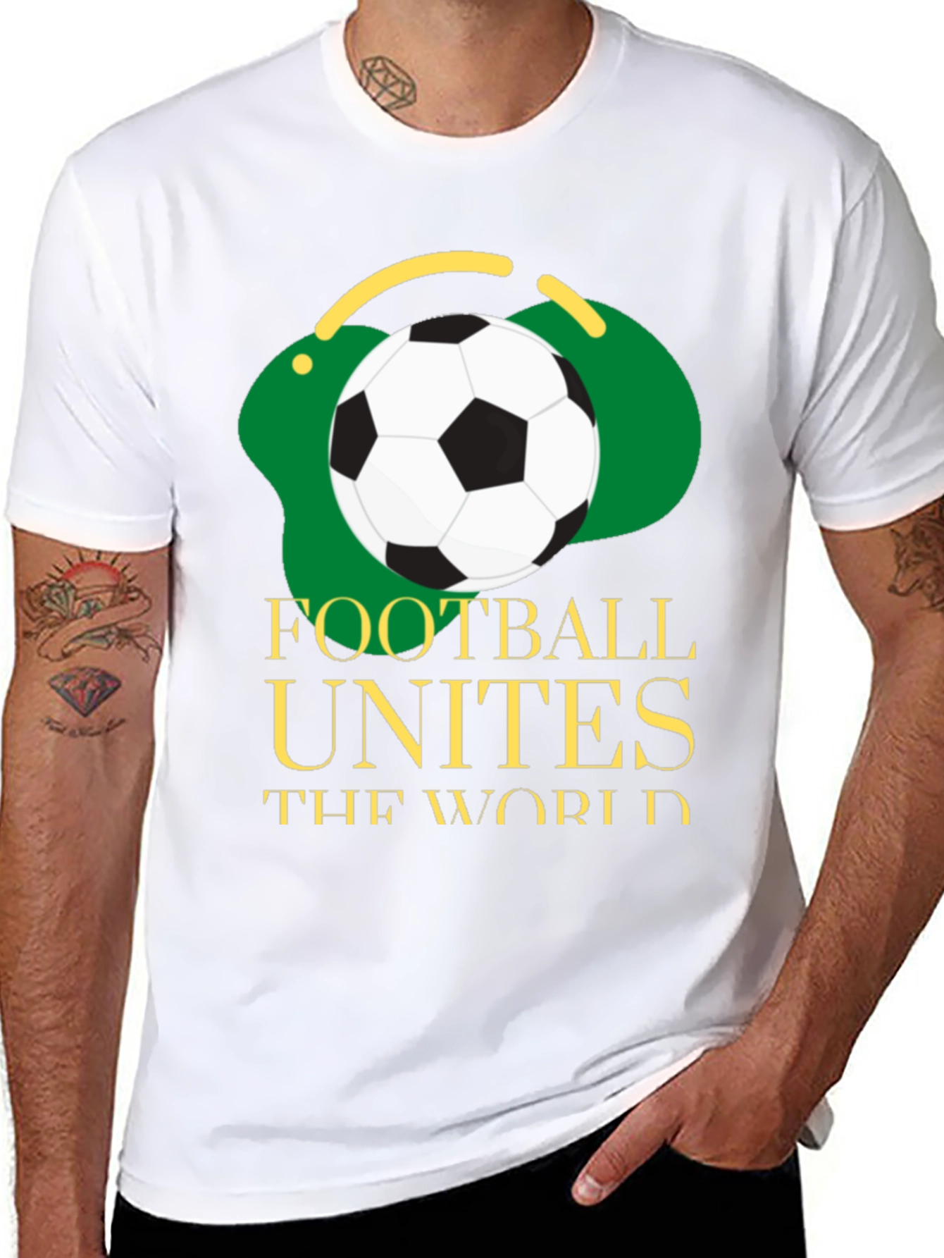 Football Unites the World Graphic Tee