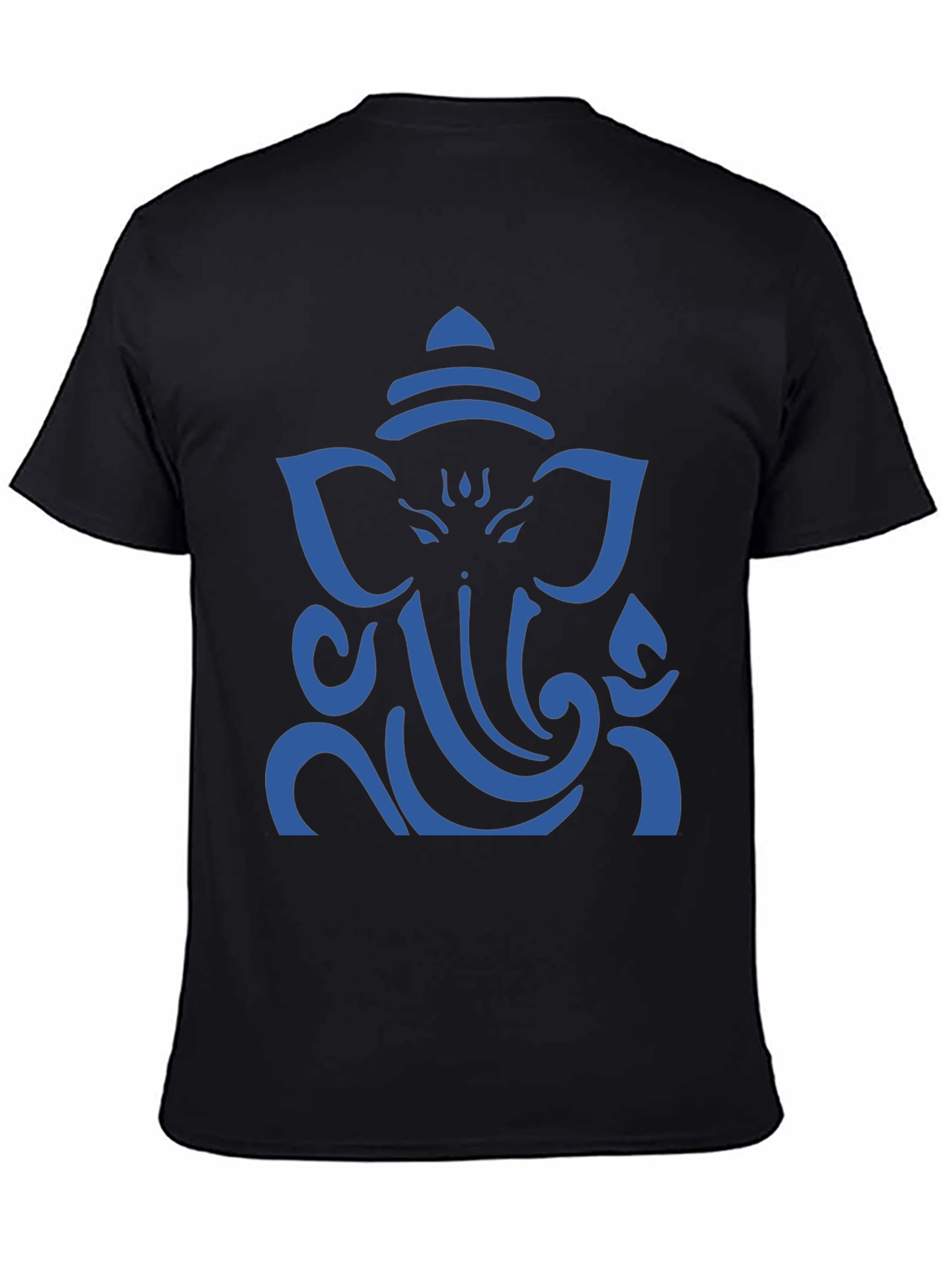 Ganesh Graphic T-Shirt - Black Cotton Blend Tee