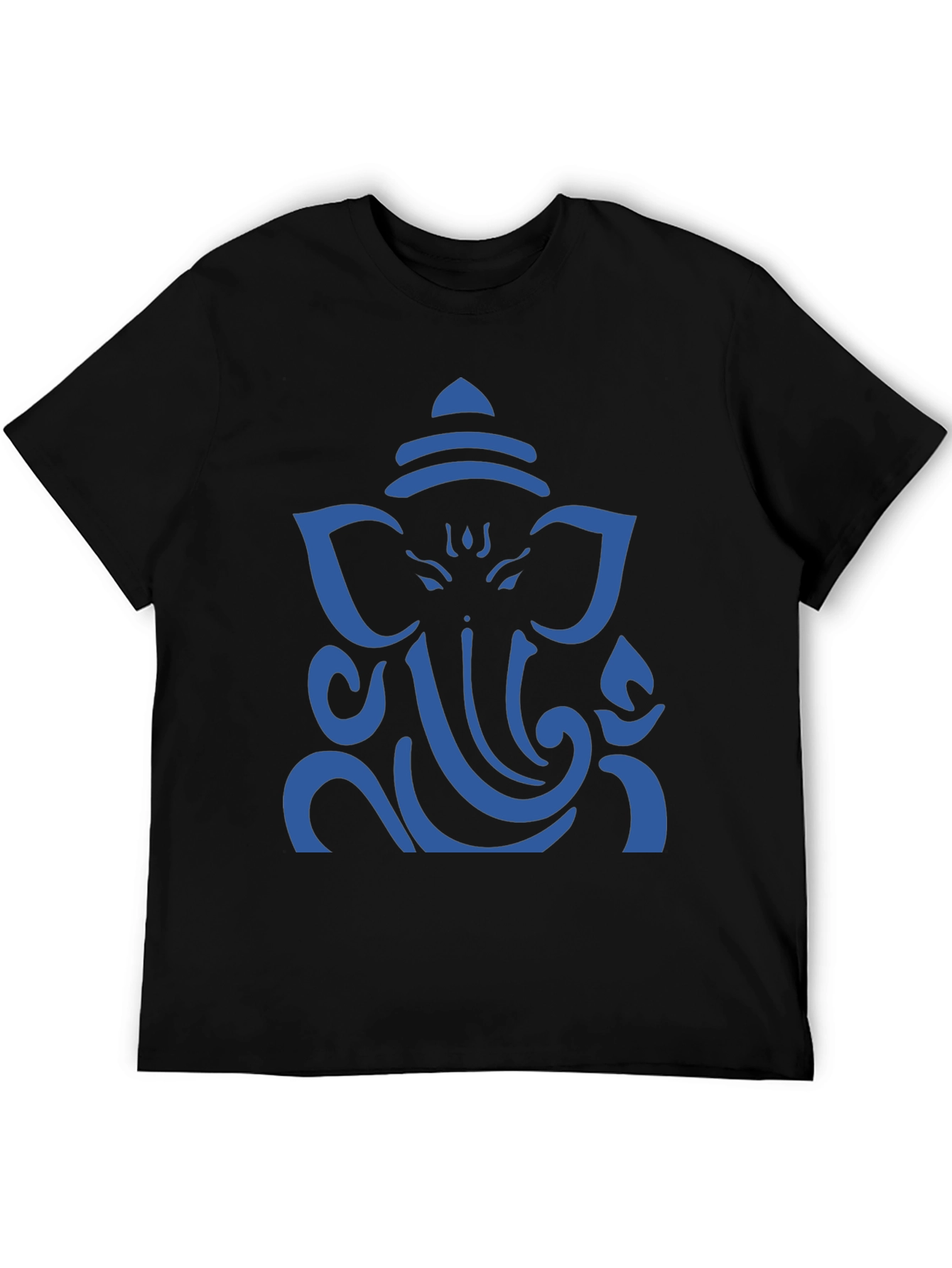 Ganesh Graphic T-Shirt - Black Cotton Blend Tee