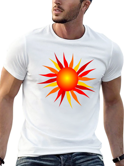 Radiant Sun Graphic T-Shirt - Black