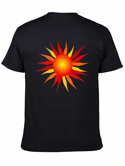 Radiant Sun Graphic T-Shirt - Black