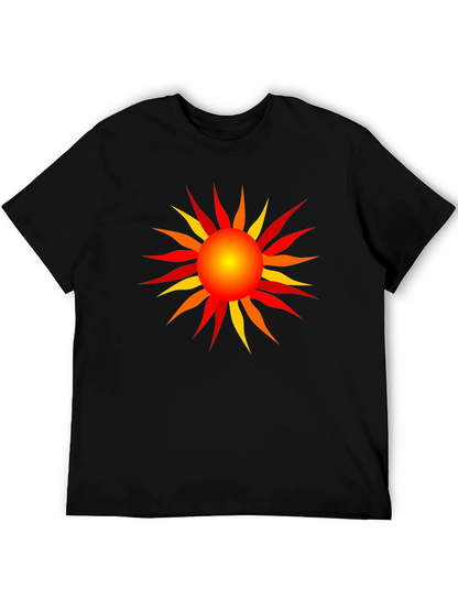 Radiant Sun Graphic T-Shirt - Black