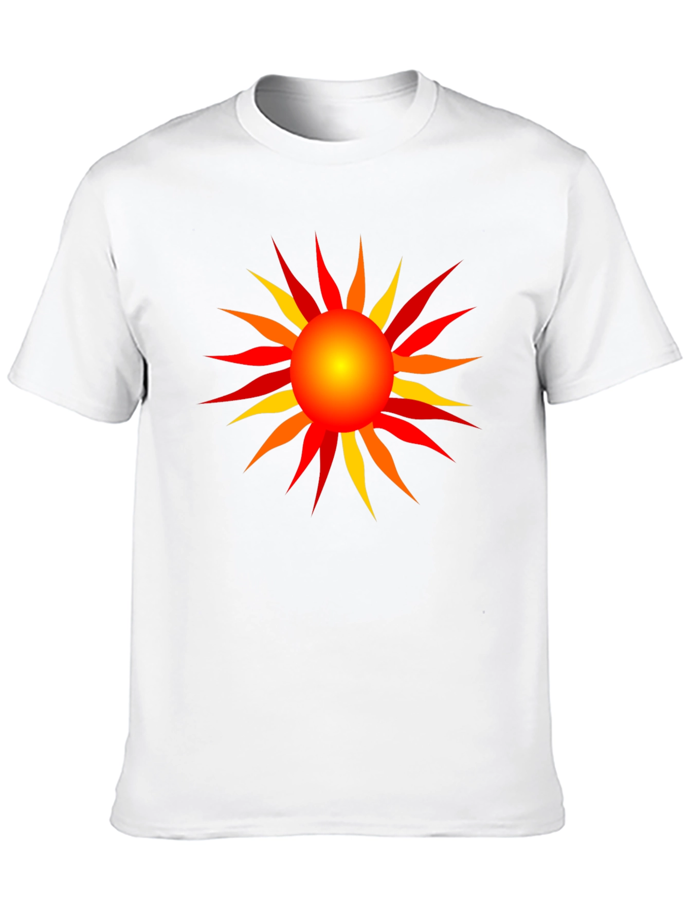 Radiant Sun Graphic T-Shirt - Black