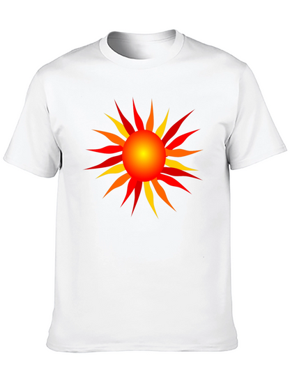 Radiant Sun Graphic T-Shirt - Black