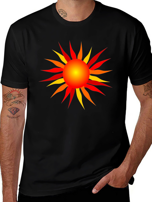 Radiant Sun Graphic T-Shirt - Black