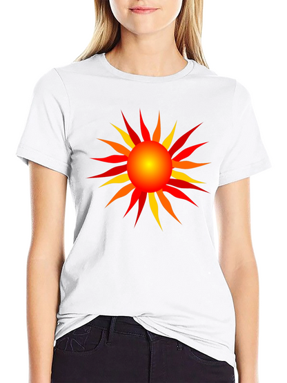 Radiant Sun Graphic T-Shirt - Black