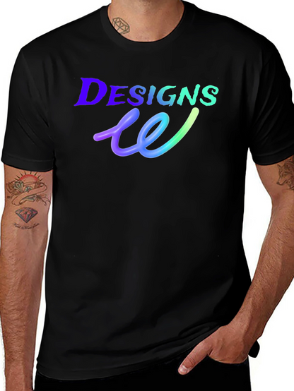 Modern Designs Graphic Tee - Black Casual Shirt
