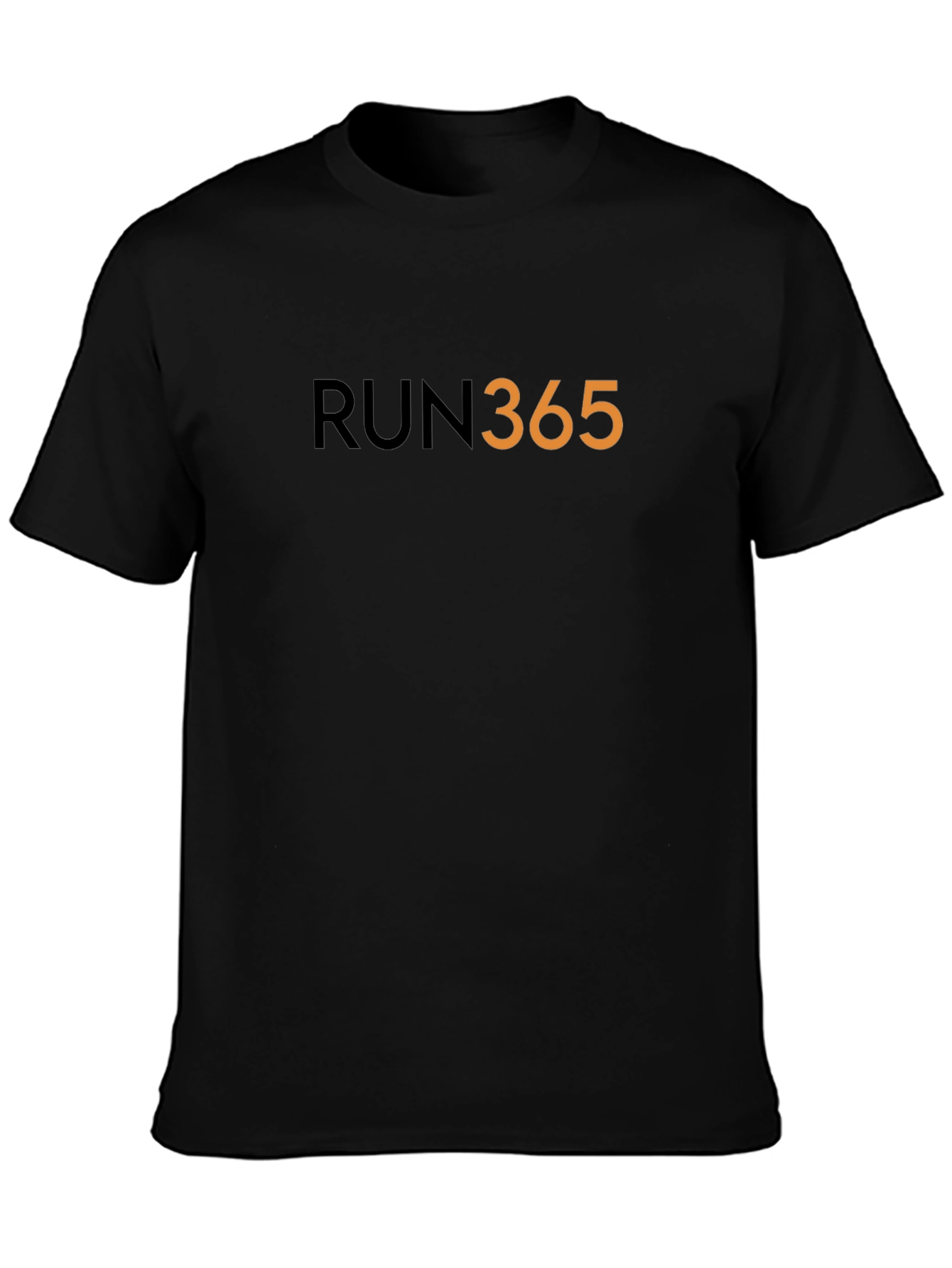 RUN365 Mens Graphic Tee - Black