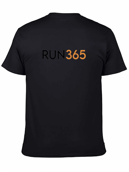 RUN365 Mens Graphic Tee - Black