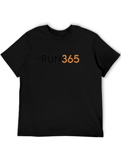 RUN365 Mens Graphic Tee - Black