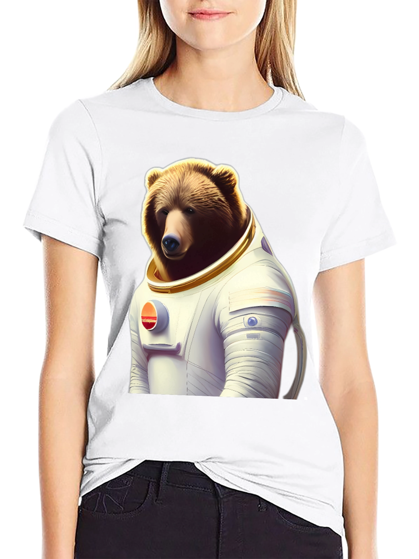 Bear Astronaut T-Shirt - Space Explorer Style