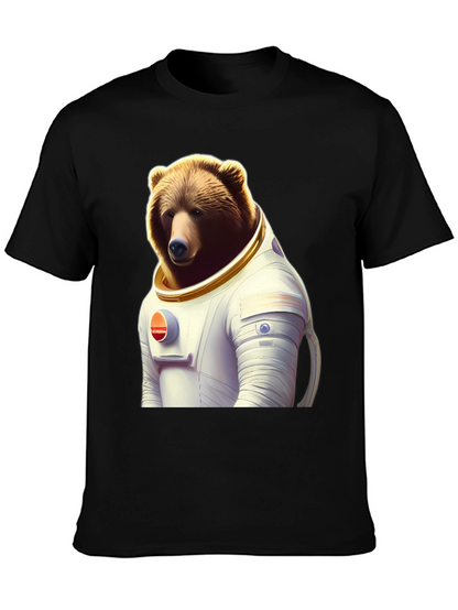 Bear Astronaut T-Shirt - Space Explorer Style
