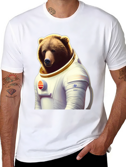 Bear Astronaut T-Shirt - Space Explorer Style