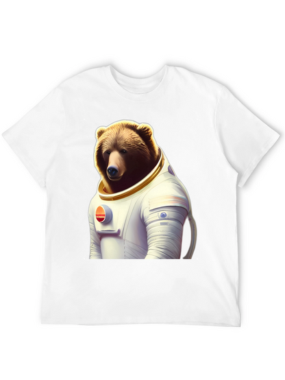 Bear Astronaut T-Shirt - Space Explorer Style