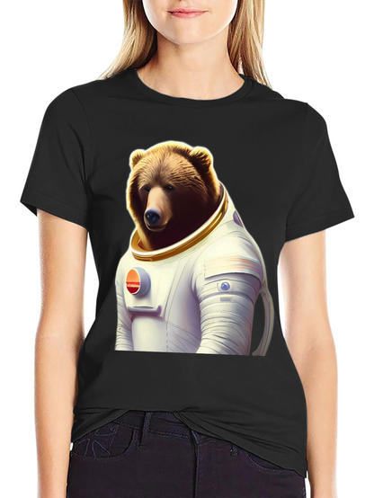 Bear Astronaut T-Shirt - Space Explorer Style