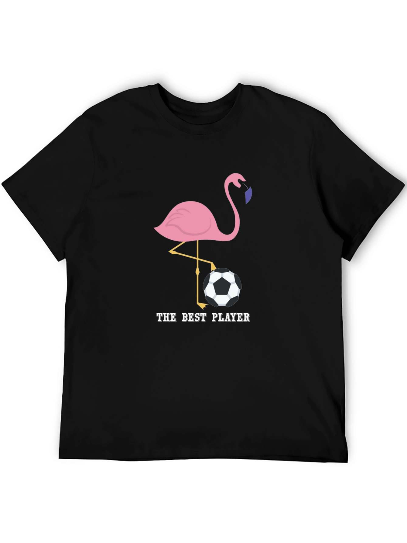 The Best Player Flamingo Soccer T-Shirt