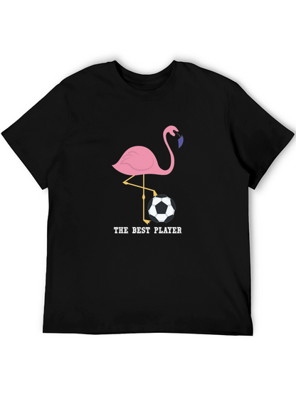 The Best Player Flamingo Soccer T-Shirt