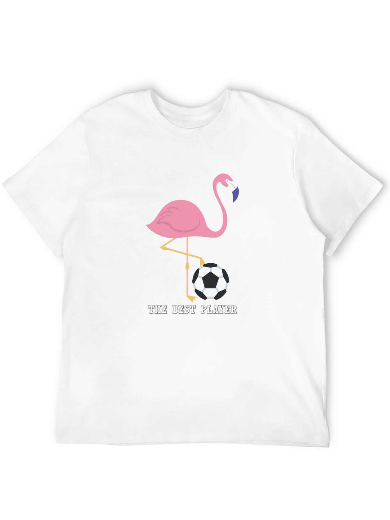 The Best Player Flamingo Soccer T-Shirt