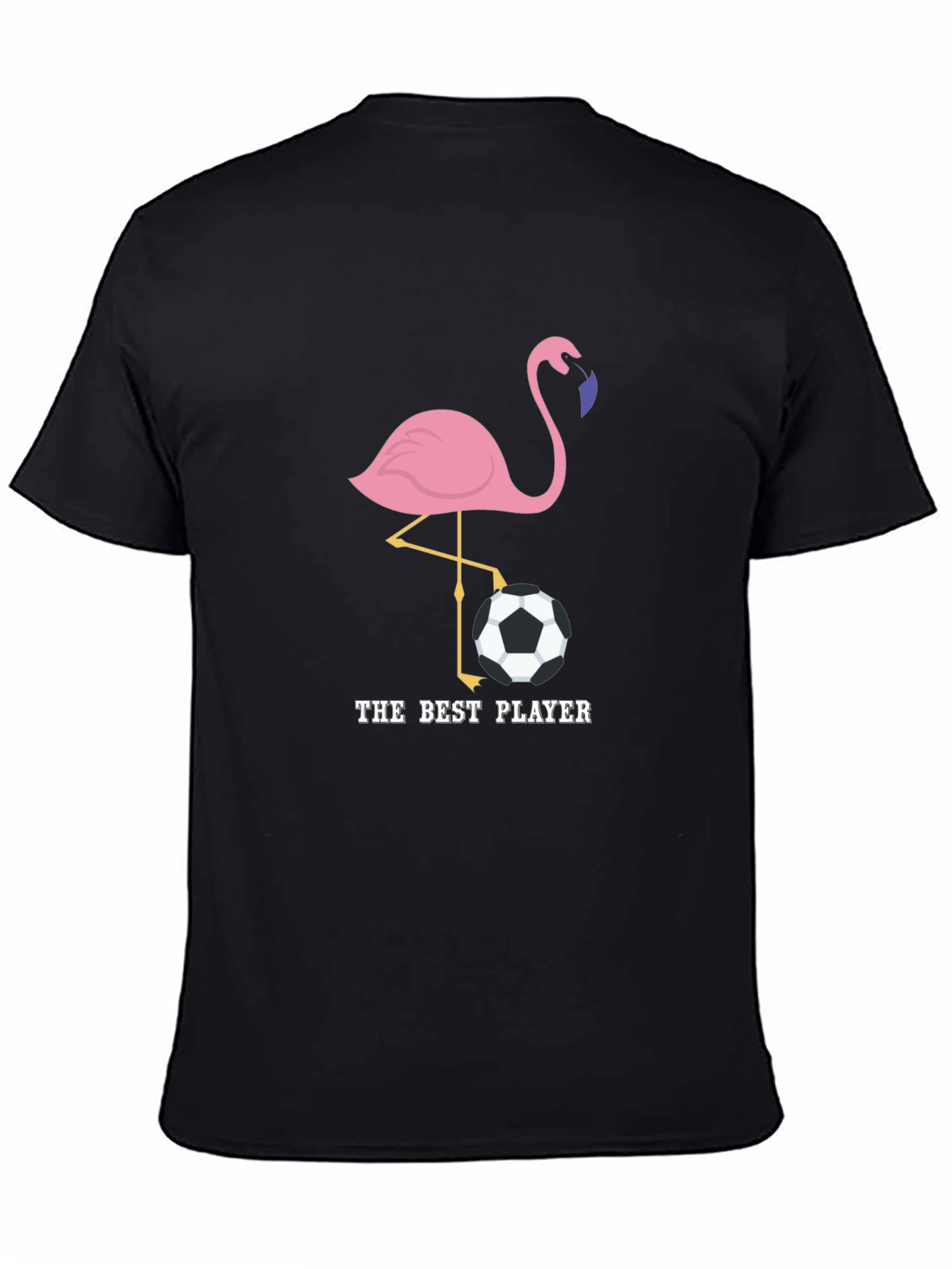 The Best Player Flamingo Soccer T-Shirt