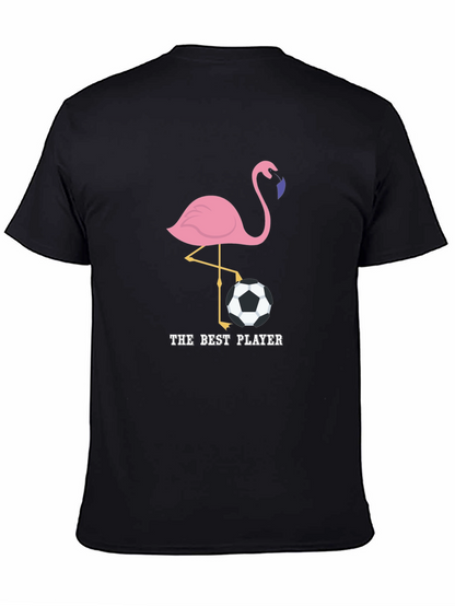 The Best Player Flamingo Soccer T-Shirt