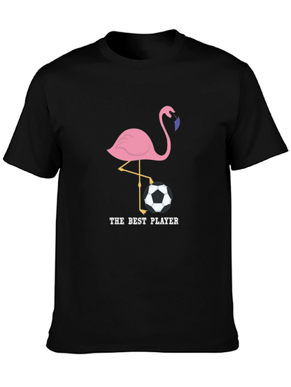 The Best Player Flamingo Soccer T-Shirt
