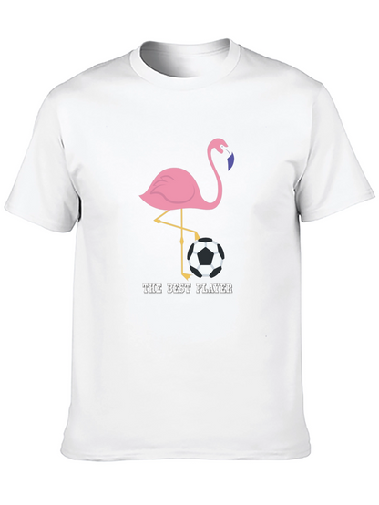 The Best Player Flamingo Soccer T-Shirt