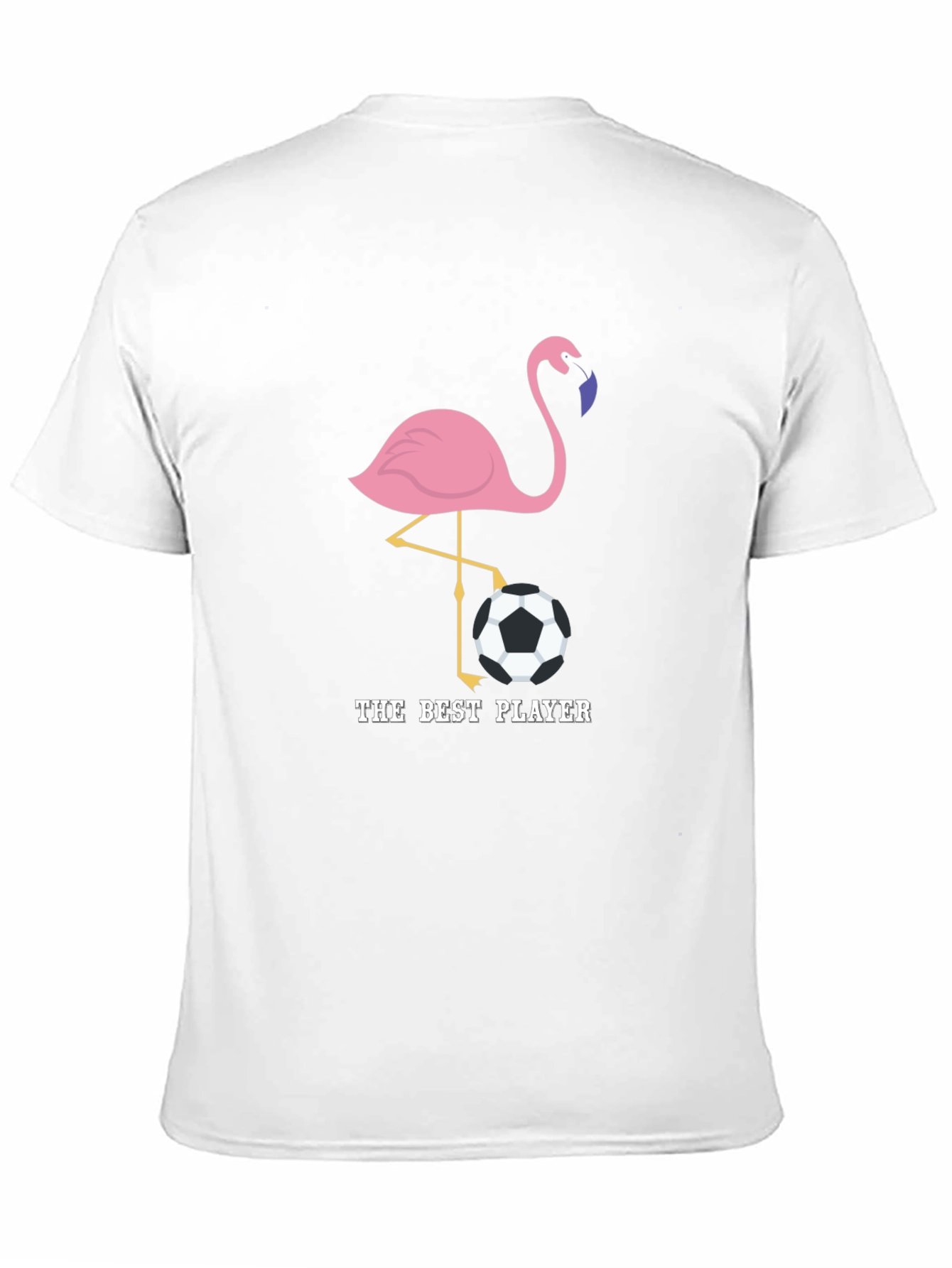 The Best Player Flamingo Soccer T-Shirt