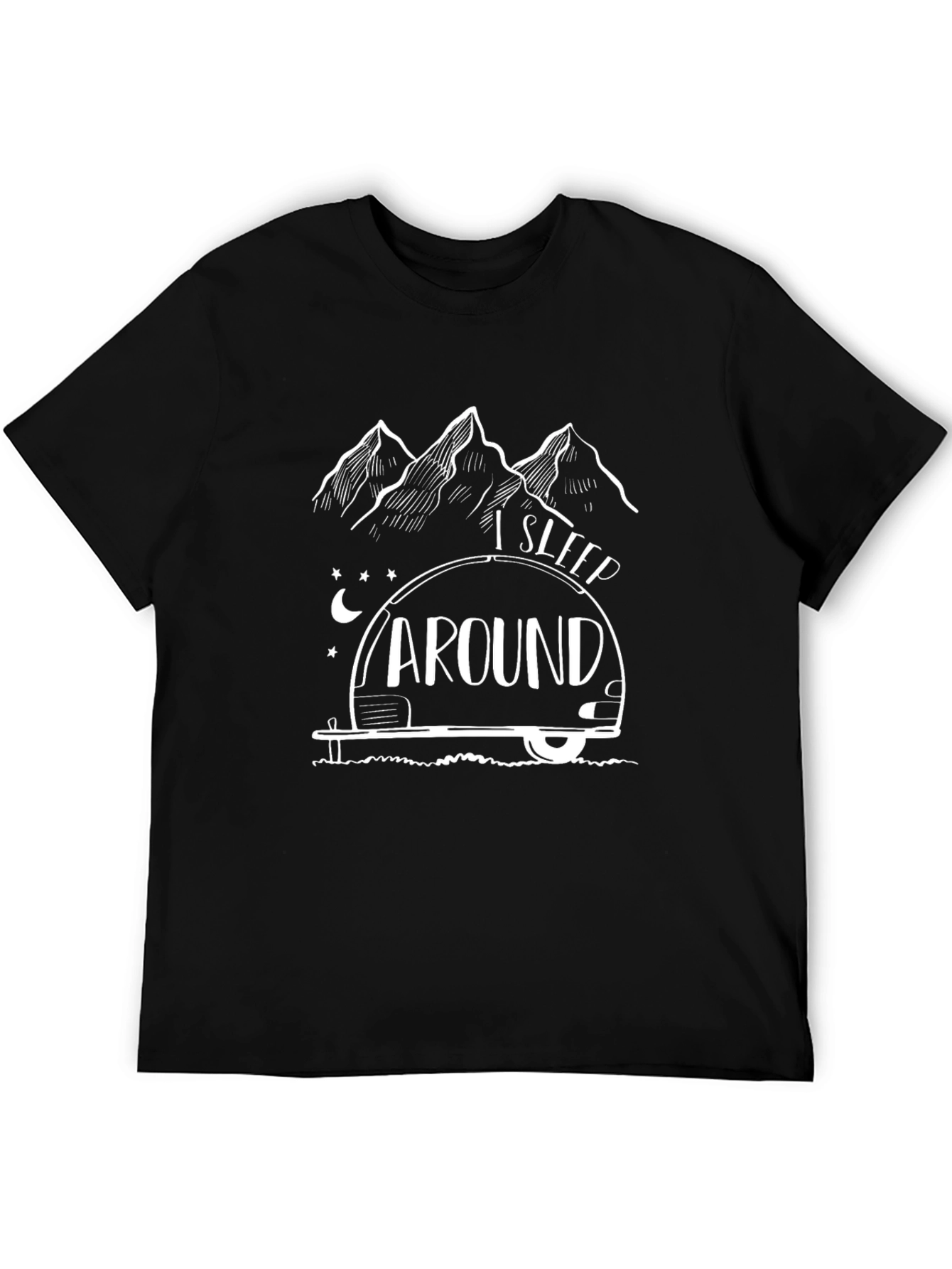 I Sleep Around Camper Graphic Tee