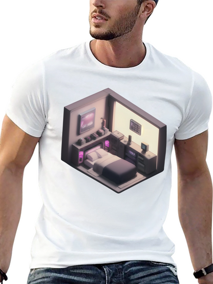 Isometric Room Graphic T-Shirt